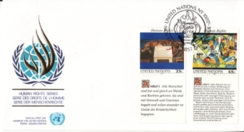 UNO New York FDC 0595 / 0596 ● - 1989